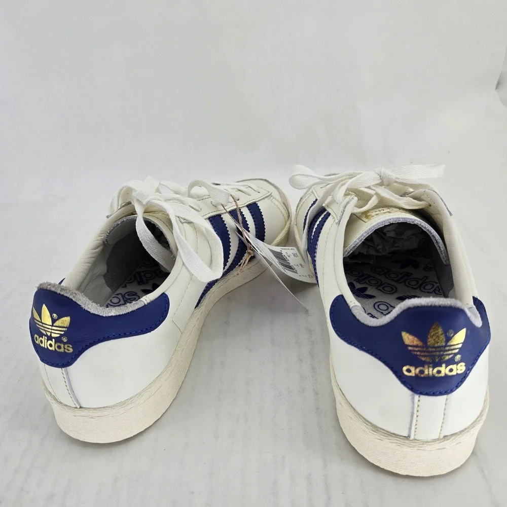 Adidas Jabbar Lo Off White Royal Blue Kareem Abdul-Jabbar Shoes JI0150 Mens 7.5